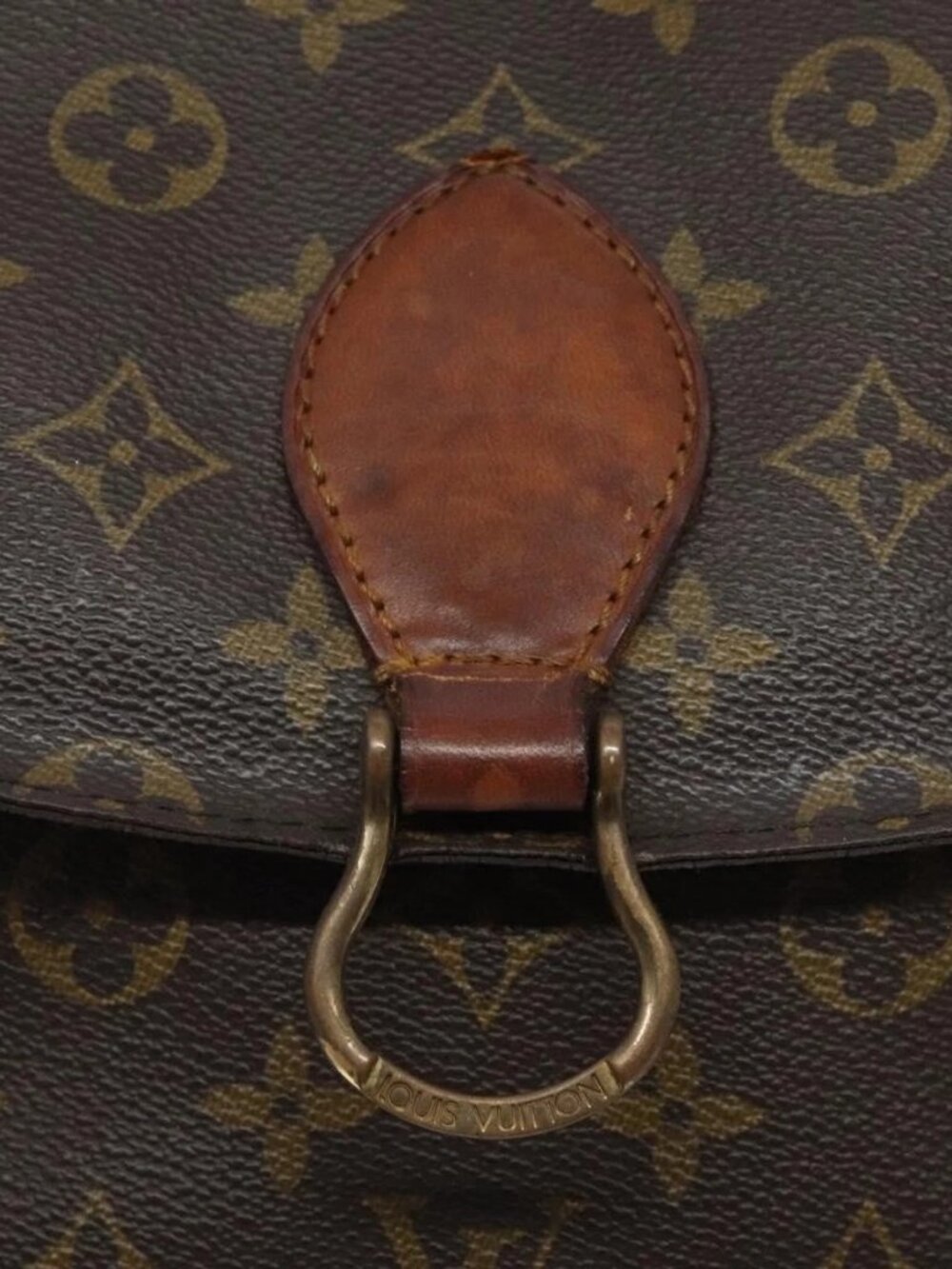 LOUIS VUITTON Monogram Monogram Saint Cloud GM Shoulder Bag M51242 Auth 122628 - Picture 11 of 16